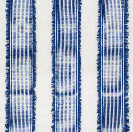 Schumacher Tulum Casement - Blue