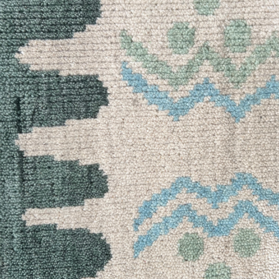 Bungalow Oushak - Blue/Green