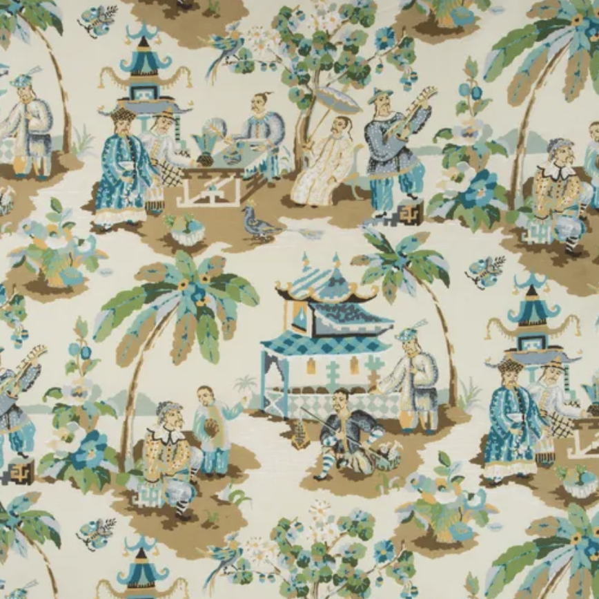 Brunschwig & Fils- Xian Linen & Cotton Print