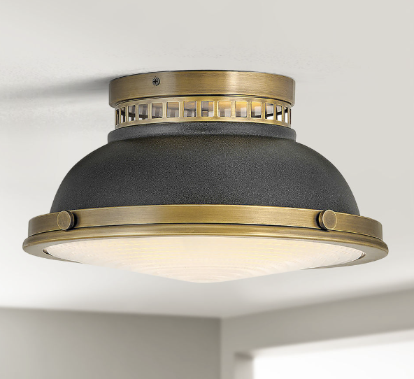 Hinkley Lighting- 13" Emery Flush Mount Ceiling Fixture