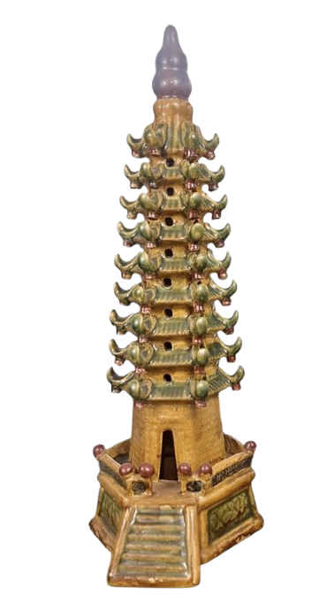 Ceramic Pagoda Tulipiere
