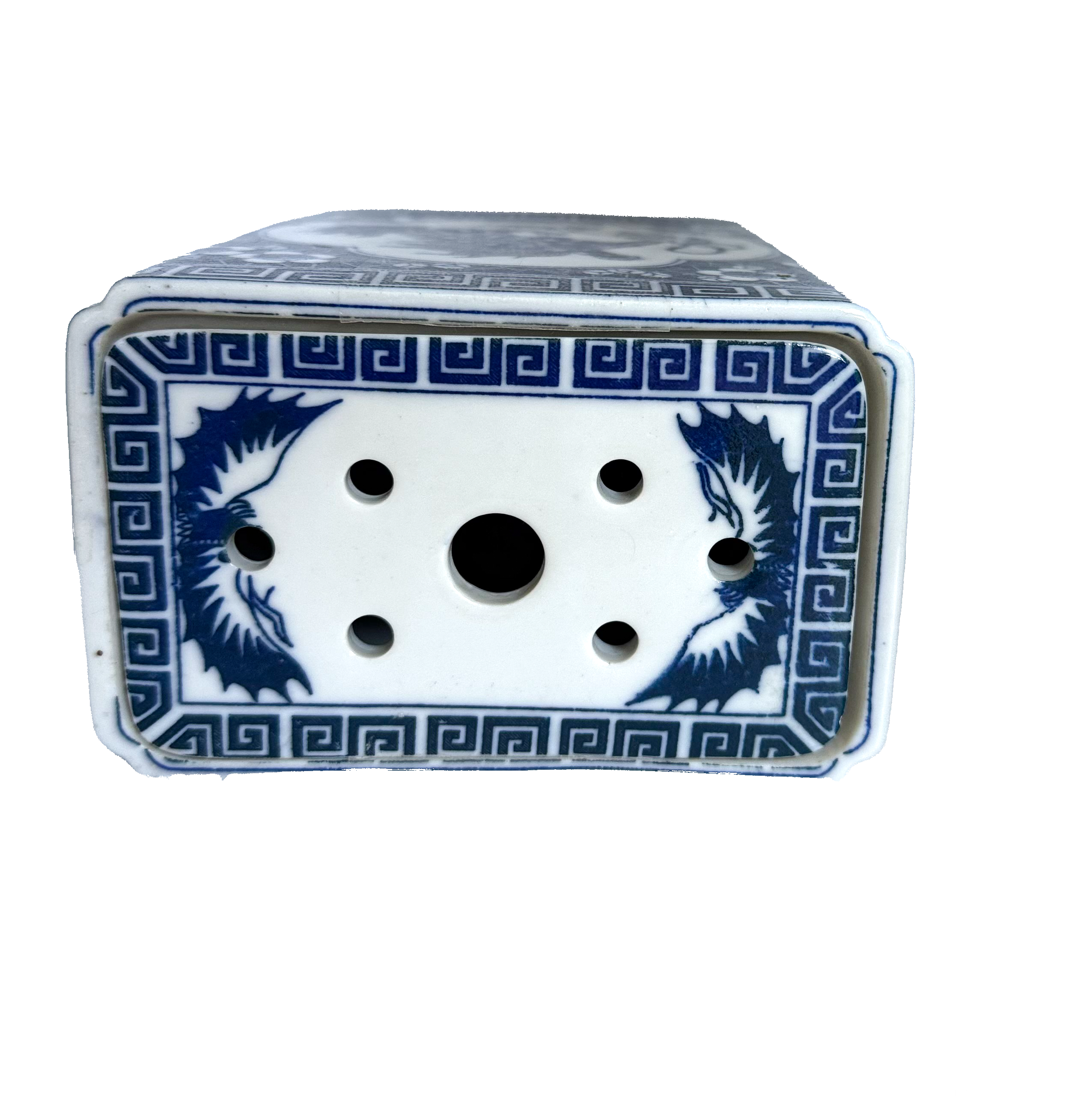 Blue & White Brick Tulipiere Vase