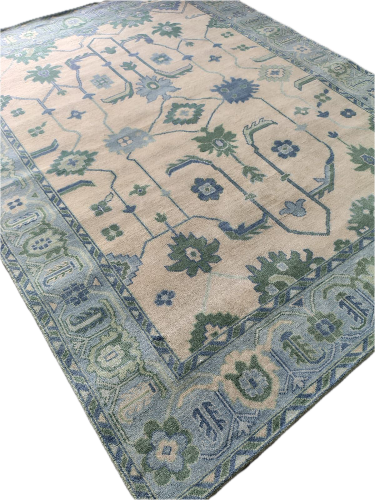 Cree Oushak Blue Green