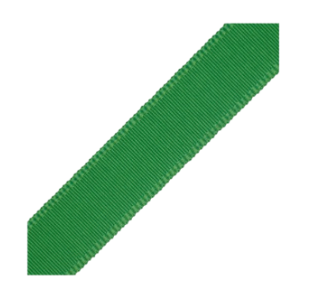 Samuel & Sons 1.5" Cambridge Strie Braid Green