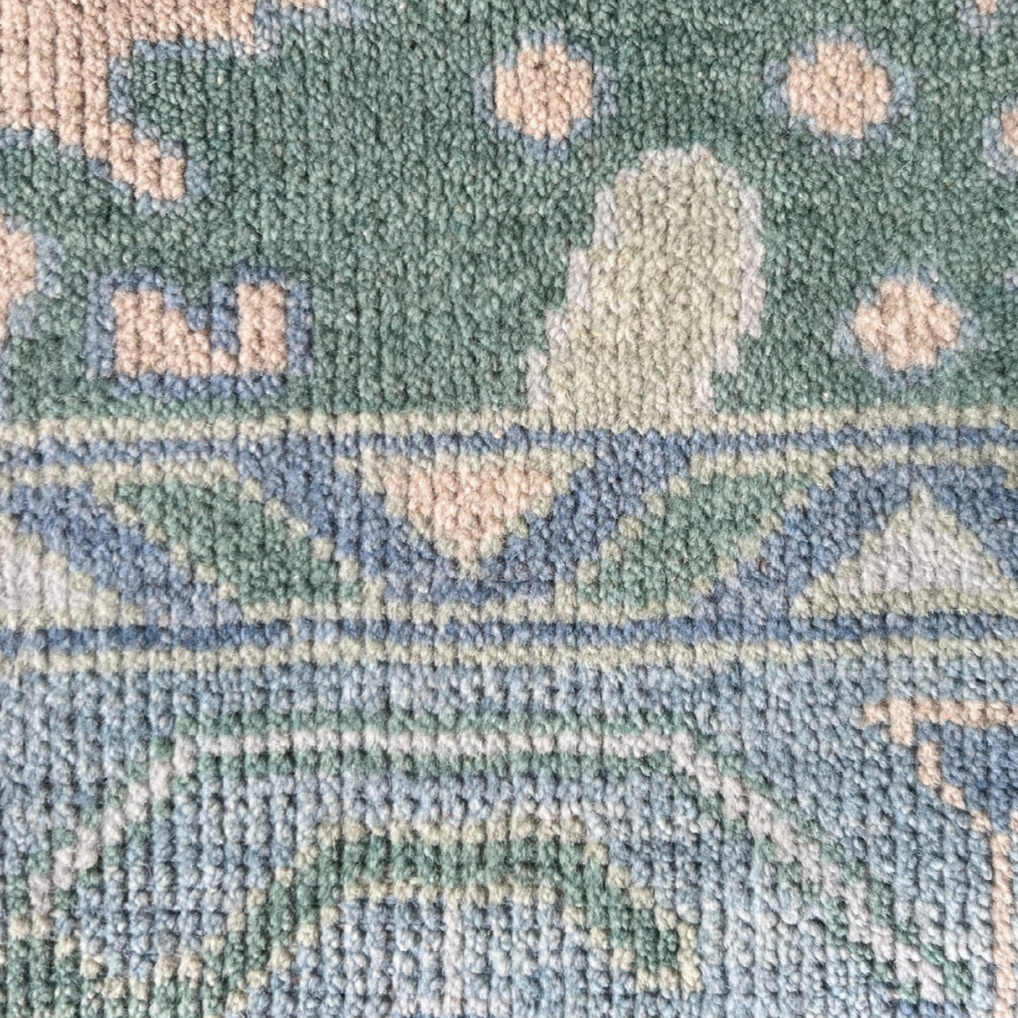 Cree Oushak Blue Green